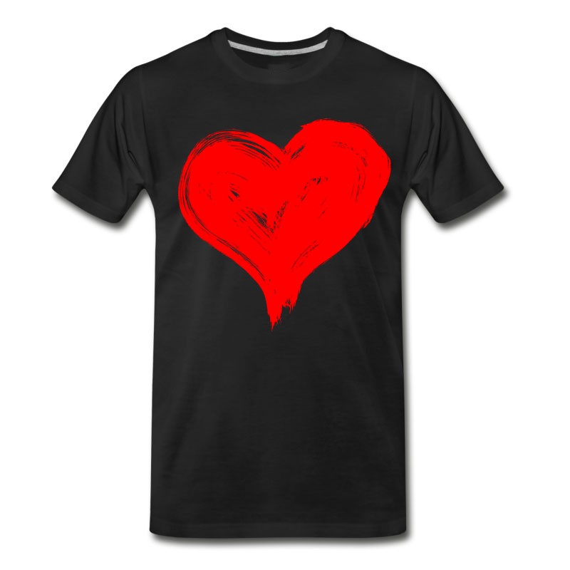 Men's Love Heart T-Shirt