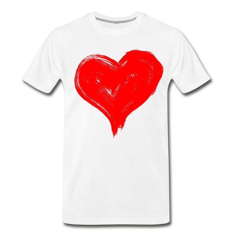 Men's Love Heart T-Shirt