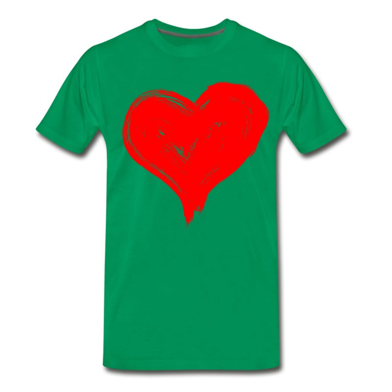 Men's Love Heart T-Shirt