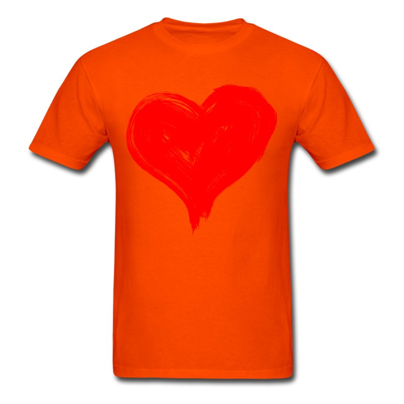 Men's Love Heart T-Shirt