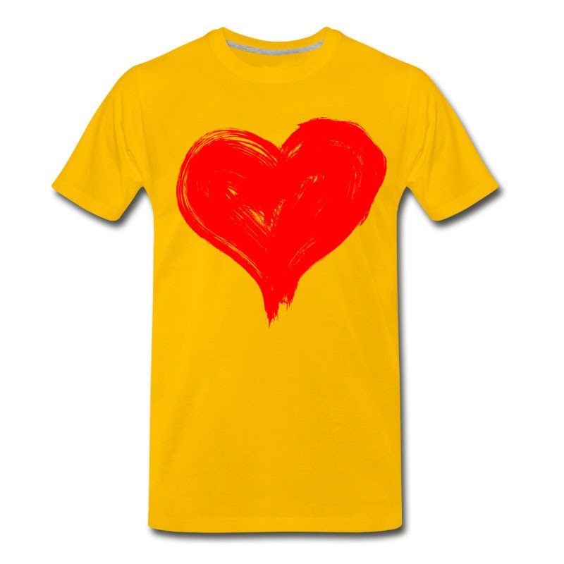 Men's Love Heart T-Shirt