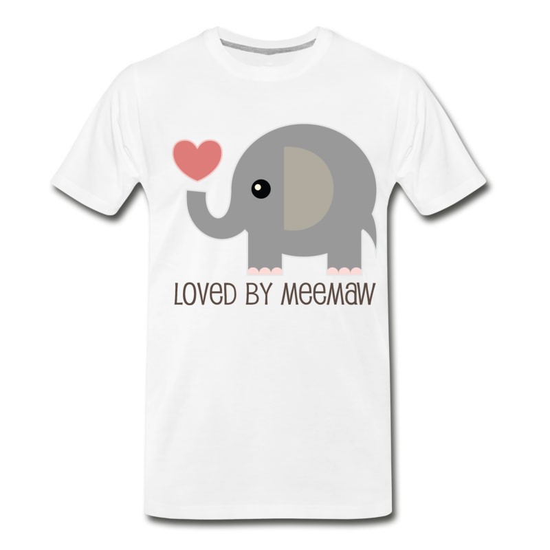 Men's Loved By My Meemaw Grandma T-Shirt