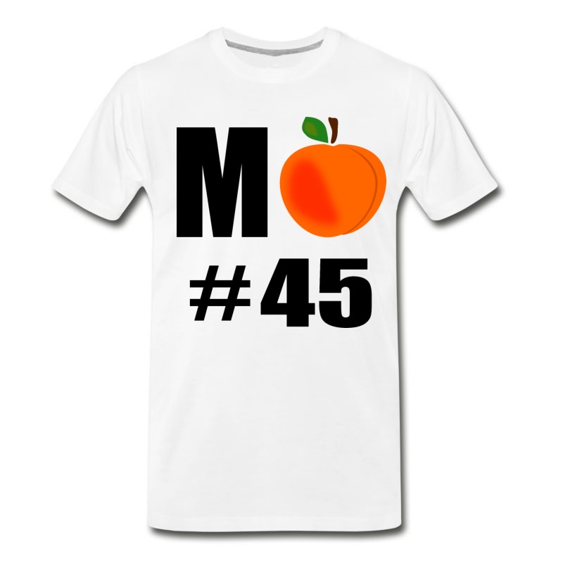 Men's M Peach No 45 Trump T-Shirt