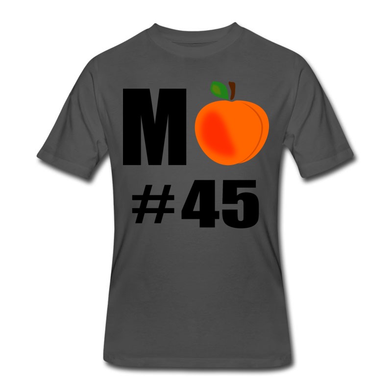 Men's M Peach No 45 Trump T-Shirt