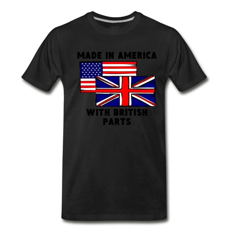 Men's Made In America With British Parts T-Shirt