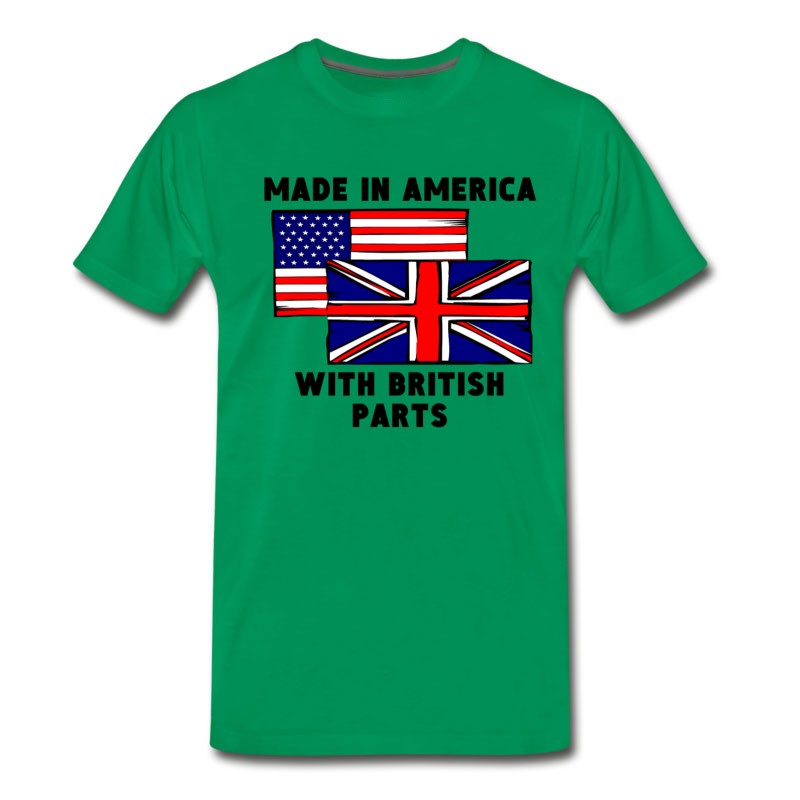 Men's Made In America With British Parts T-Shirt