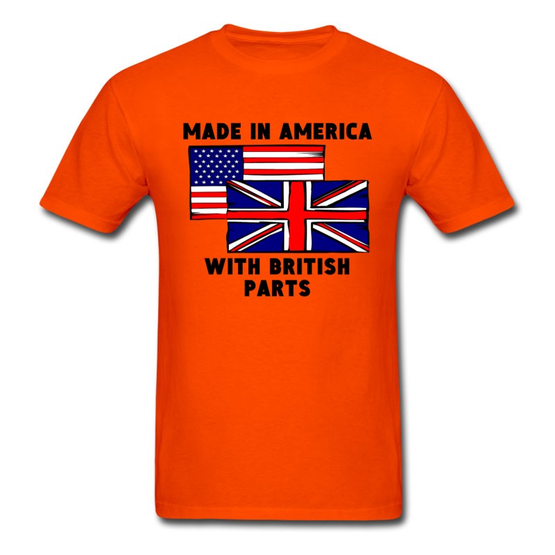 Men's Made In America With British Parts T-Shirt