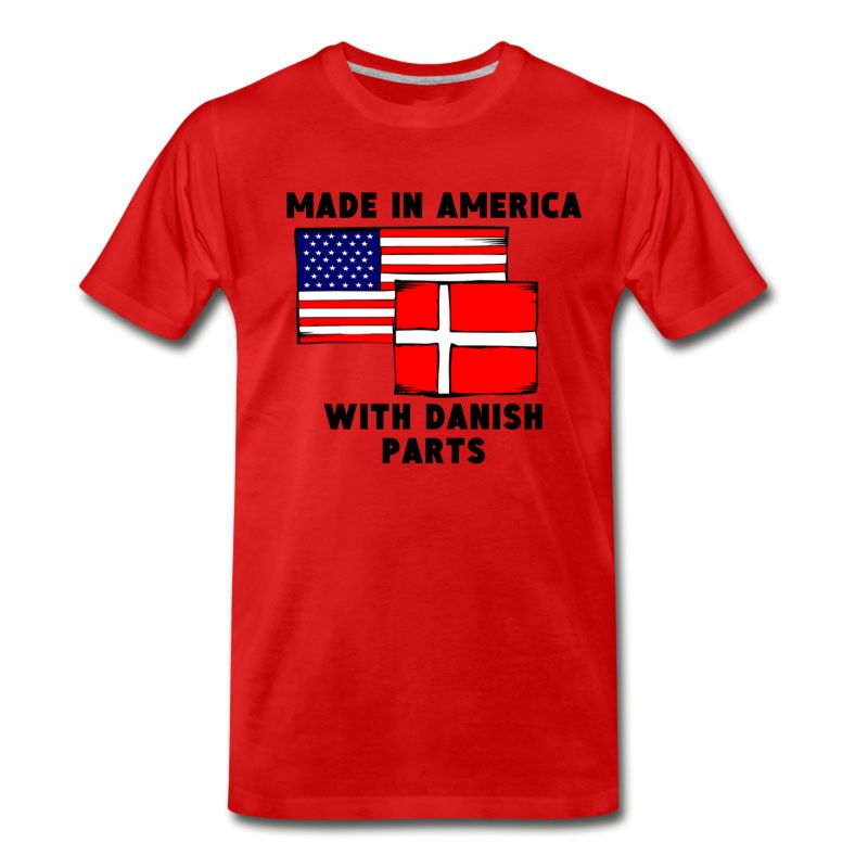 Men's Made In America With Danish Parts T-Shirt