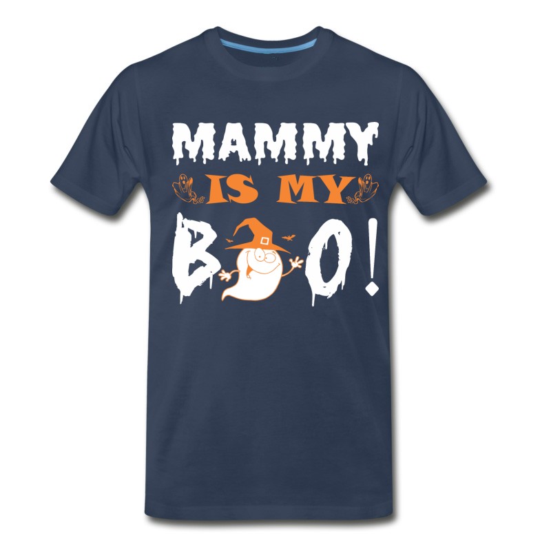 Men's Mammy Is My Boo Happy Halloween T-Shirt