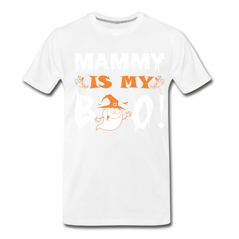 Men's Mammy Is My Boo Happy Halloween T-Shirt