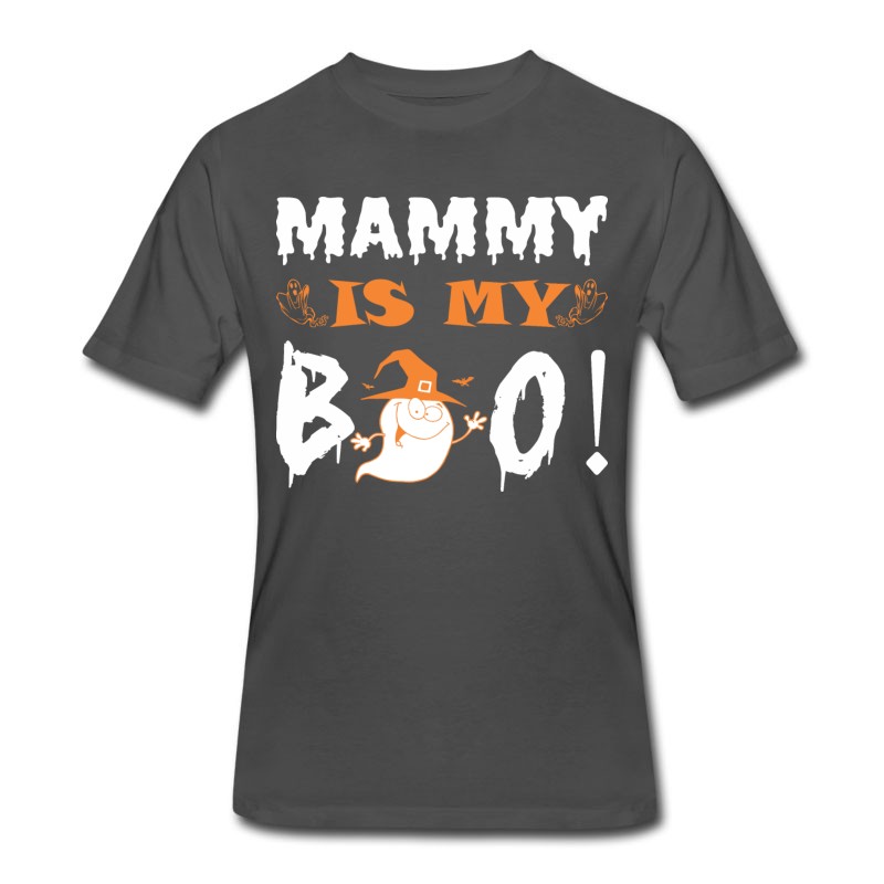 Men's Mammy Is My Boo Happy Halloween T-Shirt