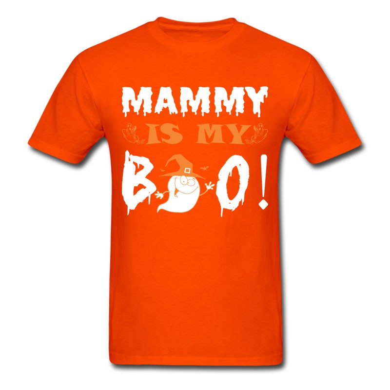 Men's Mammy Is My Boo Happy Halloween T-Shirt