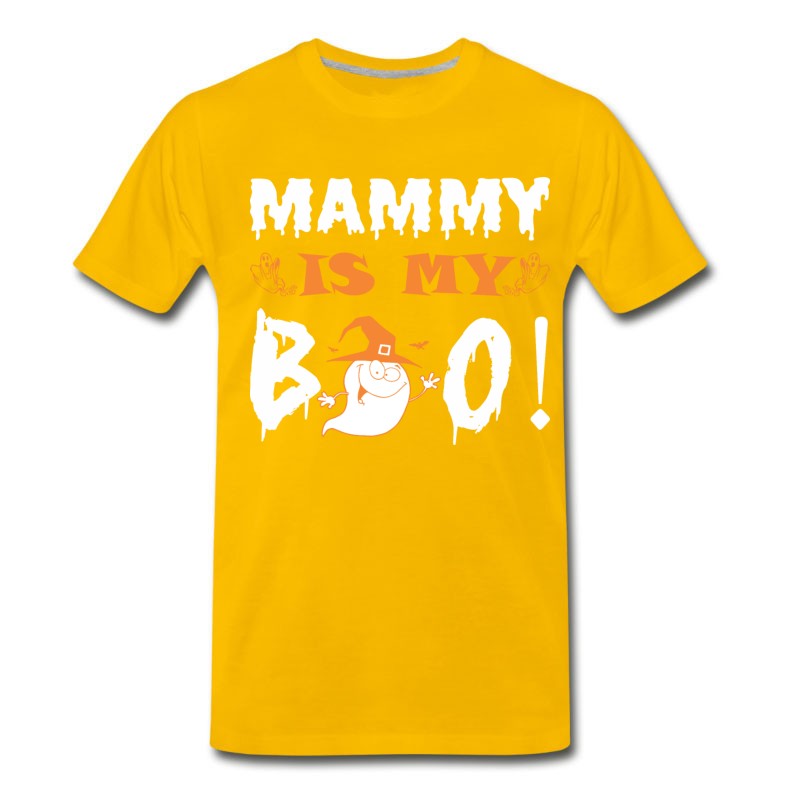 Men's Mammy Is My Boo Happy Halloween T-Shirt