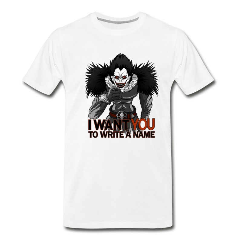 Men's Manga Anime Otaku Shinigami Demon Death Deat T-Shirt