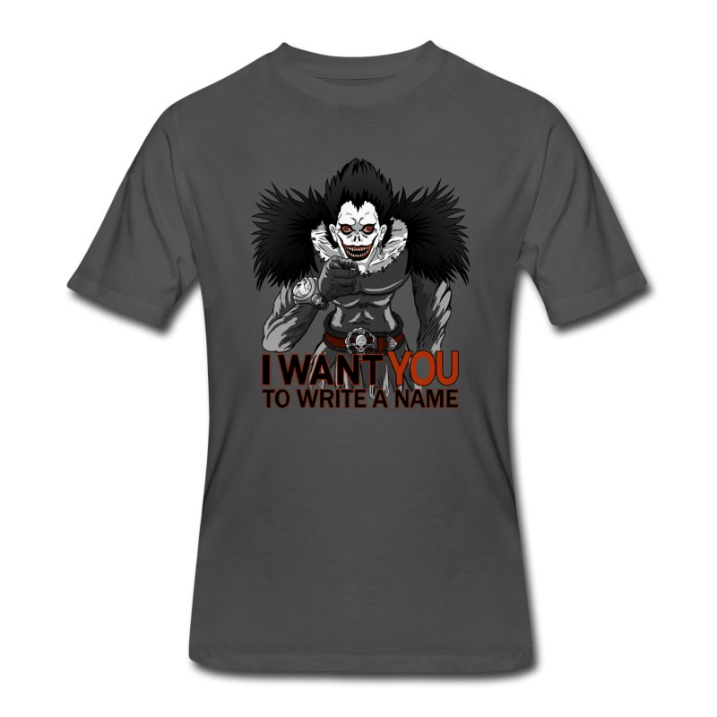 Men's Manga Anime Otaku Shinigami Demon Death Deat T-Shirt