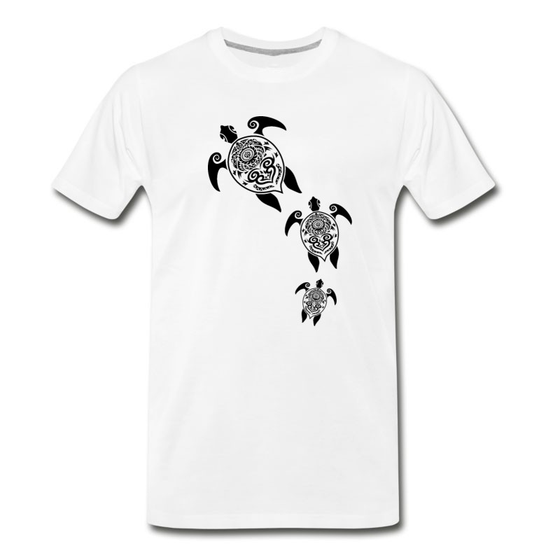 Men's Maori Turtles Group Tattoo Gift Idea T-Shirt