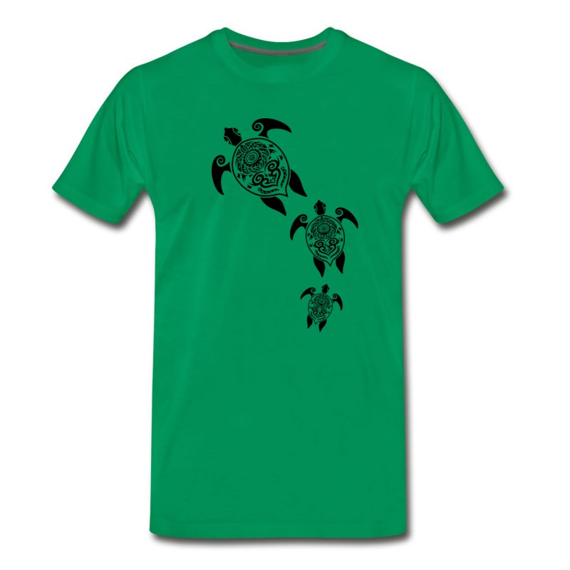 Men's Maori Turtles Group Tattoo Gift Idea T-Shirt