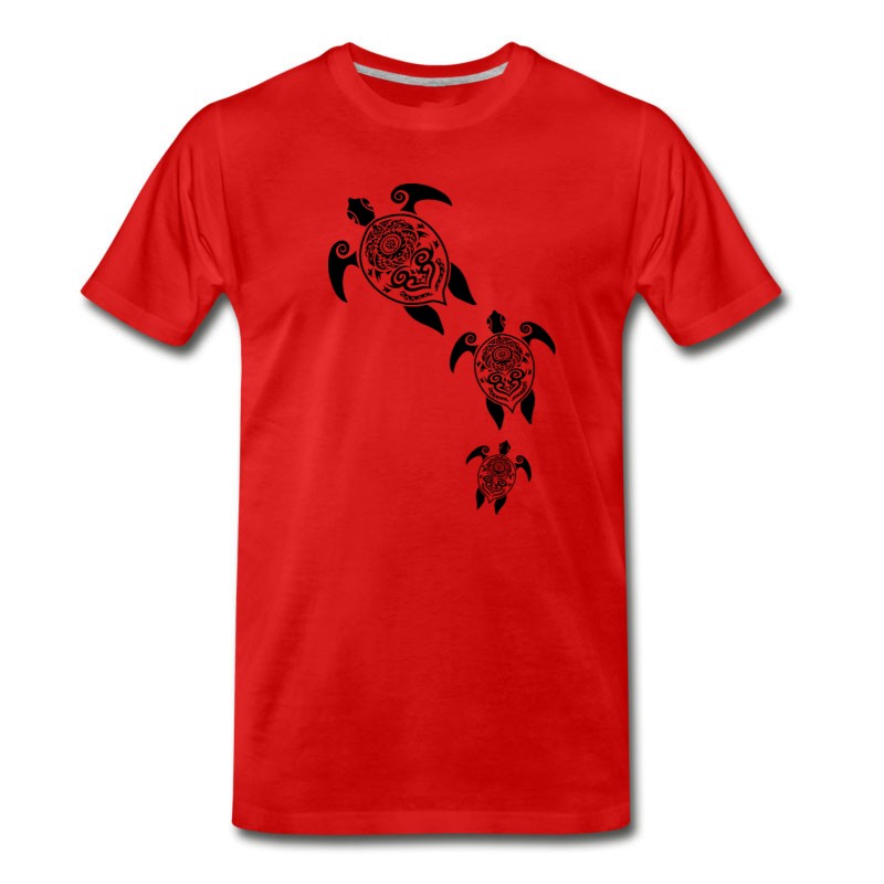 Men's Maori Turtles Group Tattoo Gift Idea T-Shirt