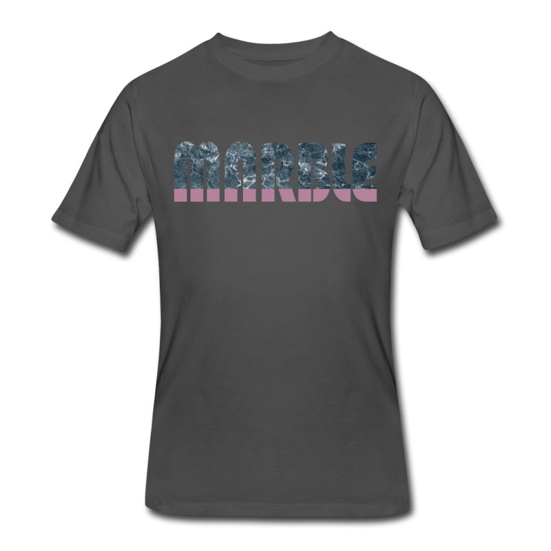 Men's Marble Pink Word T-Shirt