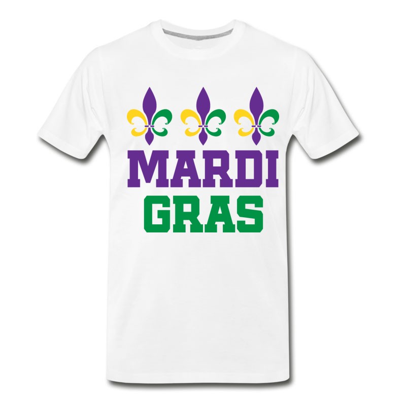 Men's Mardi Gras Holiday Fleur De Lis T-Shirt