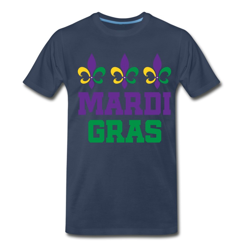 Men's Mardi Gras Holiday Fleur De Lis T-Shirt