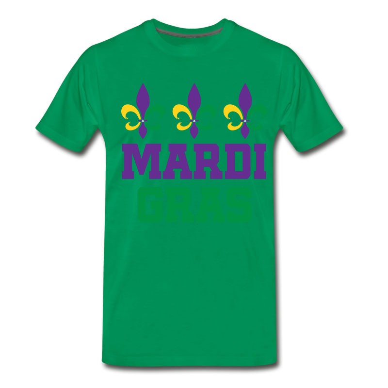 Men's Mardi Gras Holiday Fleur De Lis T-Shirt