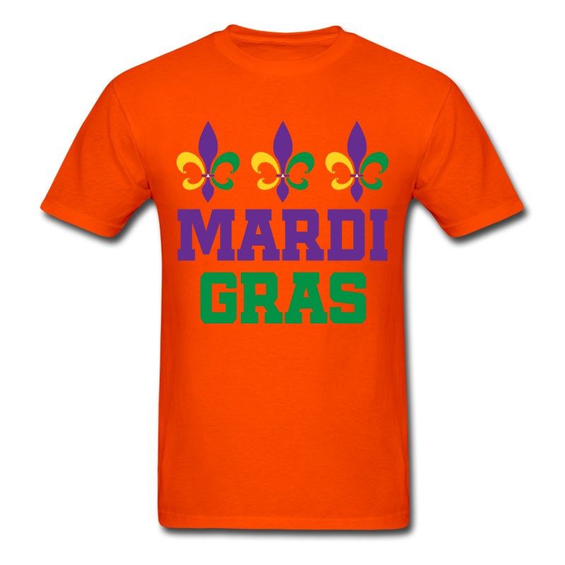 Men's Mardi Gras Holiday Fleur De Lis T-Shirt