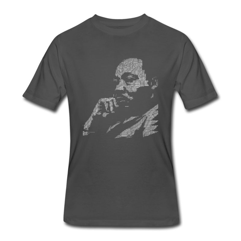 Men's Martin L. King I Have A Dream Black Power Demo T-Shirt