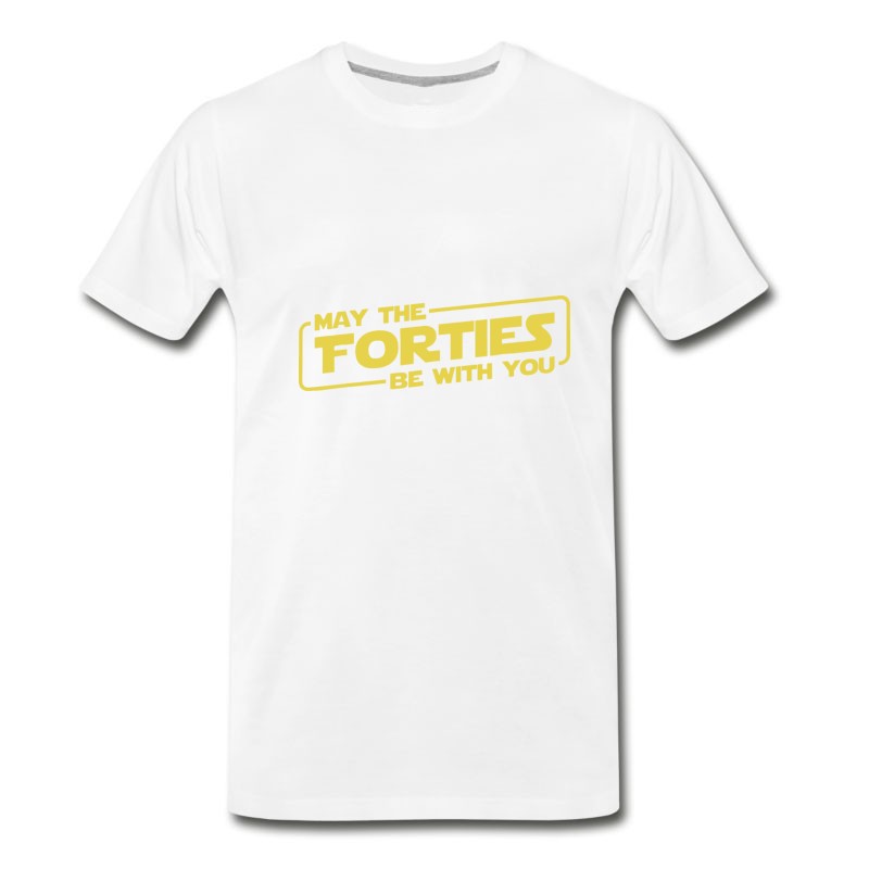 Men's May The Forties Be With You Giftd May The Forties T-Shirt