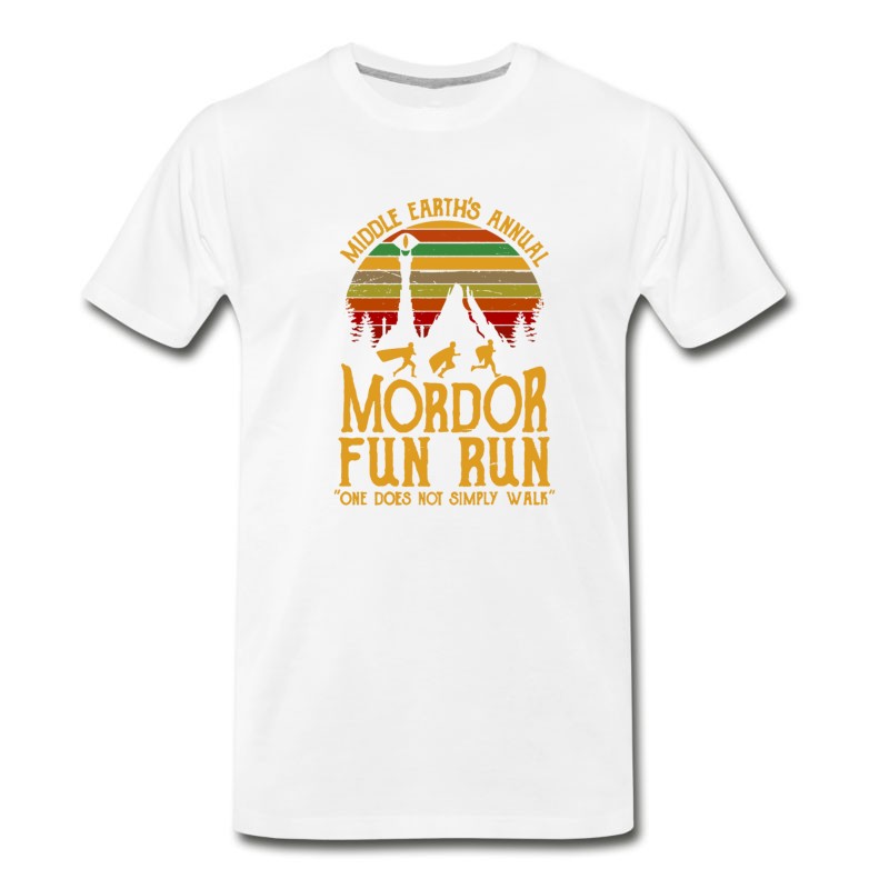 Men's Middle Earth S Annual Mordor Fun Run T-Shirt