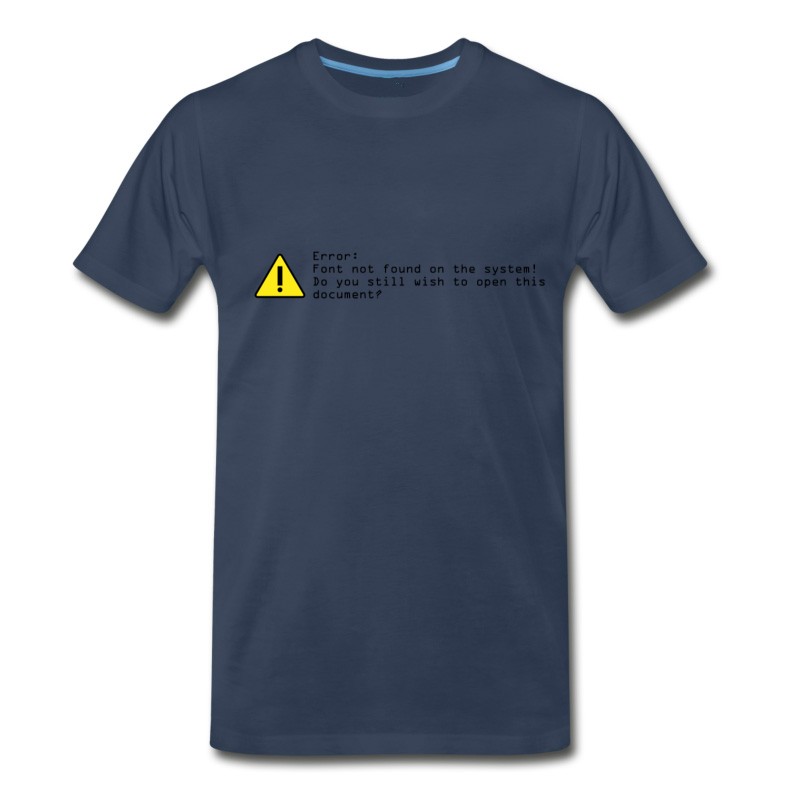 Men's MISSING-FONT T-Shirt