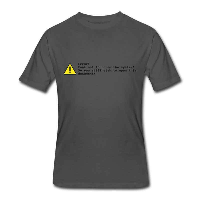 Men's MISSING-FONT T-Shirt