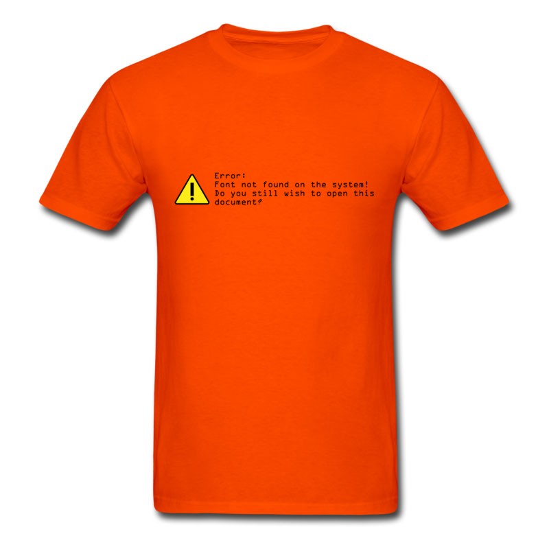 Men's MISSING-FONT T-Shirt