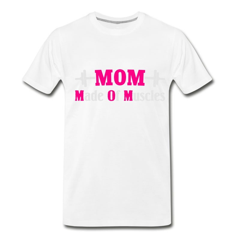 Men's Mom Strong Mom Fitness Muscular Mom Lifting T-Shirt