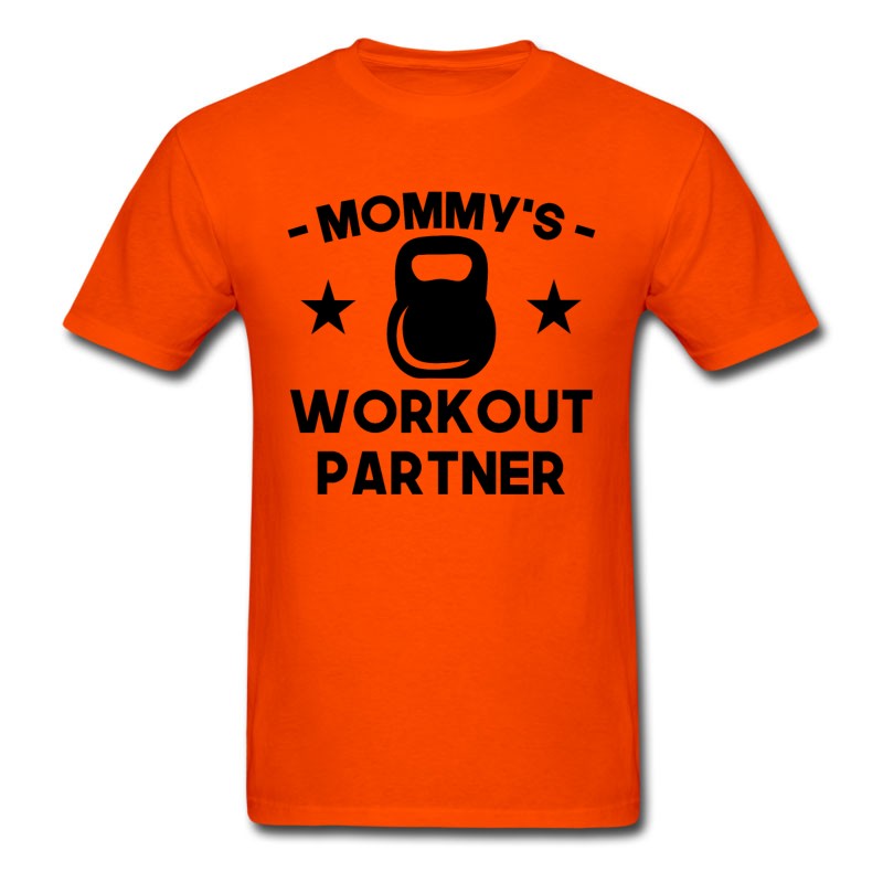 Men's Mommy's Workout Partner T-Shirt