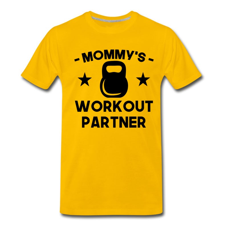 Men's Mommy's Workout Partner T-Shirt