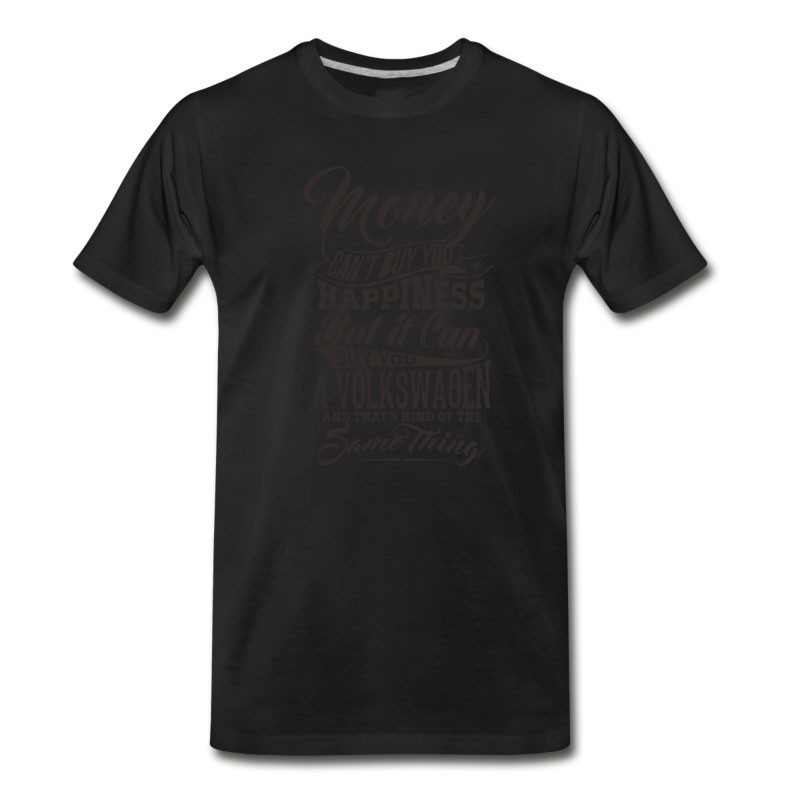 Men's MONEY V W BLACK T-Shirt