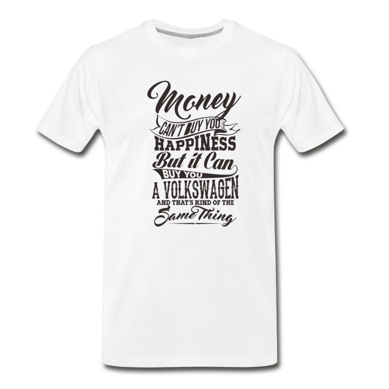 Men's MONEY V W BLACK T-Shirt