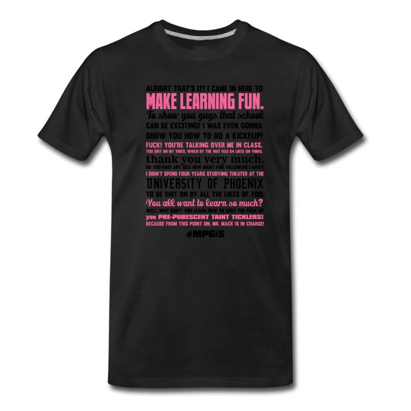 Men's Most Popular Girls Speech T-Shirts T-Shirt