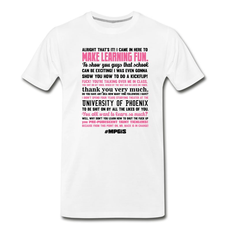 Men's Most Popular Girls Speech T-Shirts T-Shirt