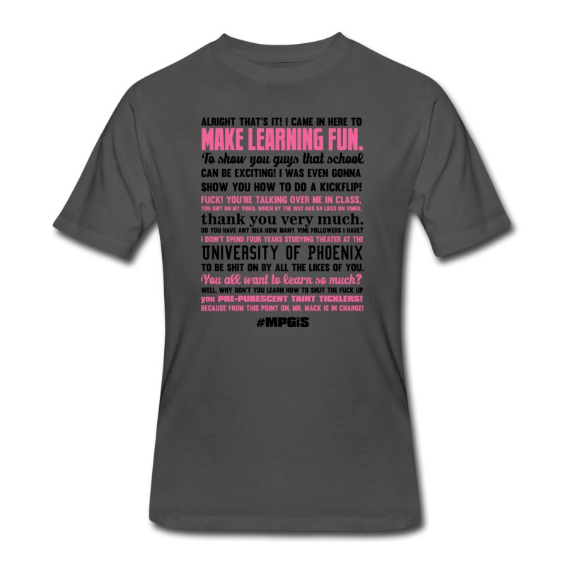 Men's Most Popular Girls Speech T-Shirts T-Shirt