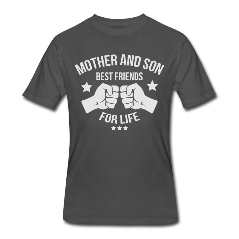 Men's Mother And Son Best Friend T-Shirt