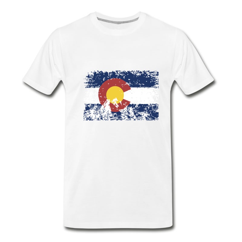 Men's Mountain Country America Cowboy University Denver T-Shirt