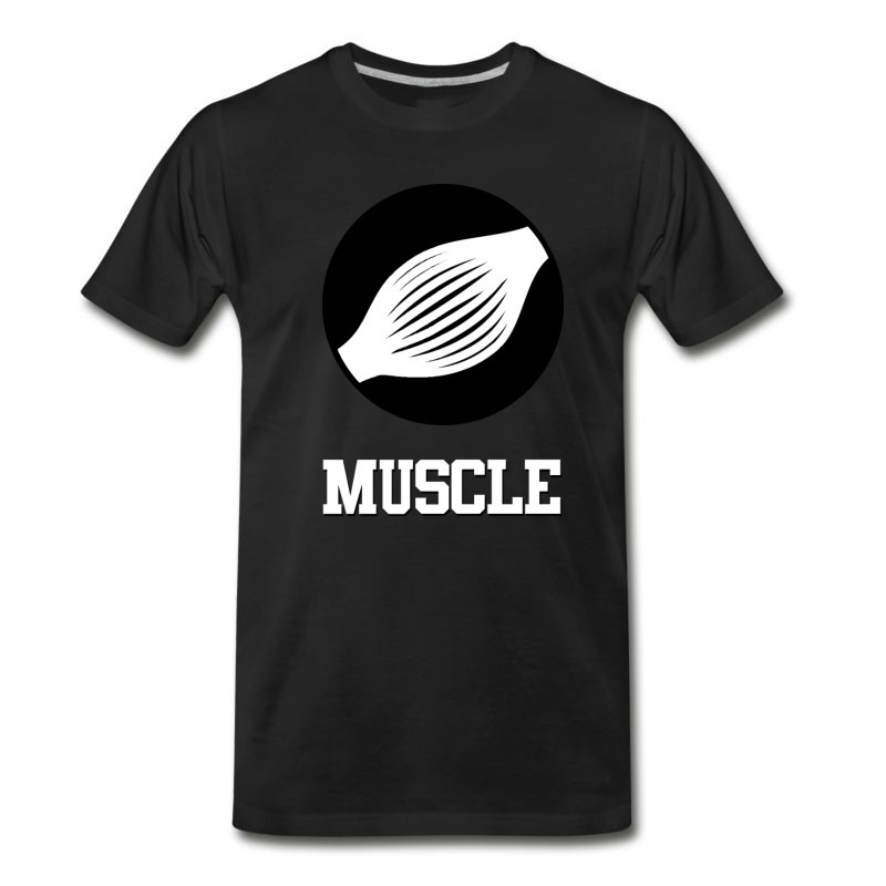 Men's Muscle Blak T-Shirt