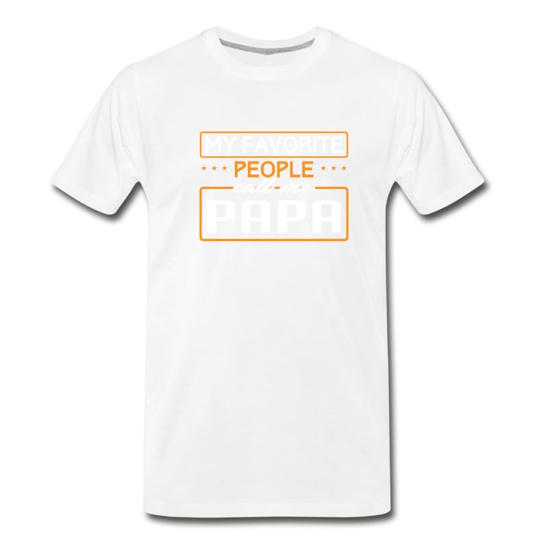 Men's My Favorite People Call Me Papa Ziloda Family T-Shirt