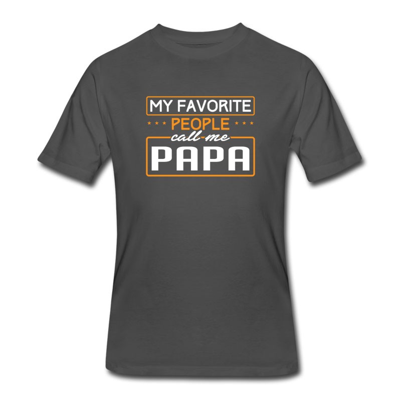 Men's My Favorite People Call Me Papa Ziloda Family T-Shirt