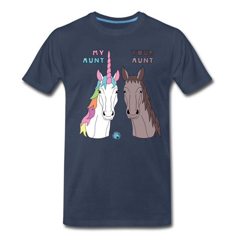 Men's My Your Aunt Unicorn Horse T-Shirt