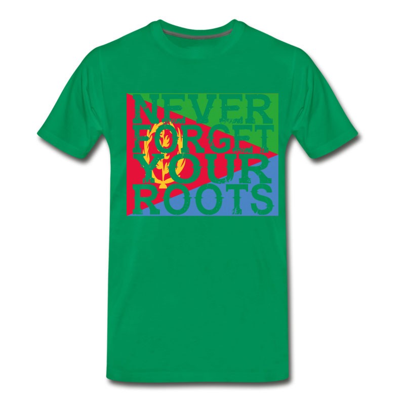 Men's Never Forget Roots Home Eritrea T-Shirt