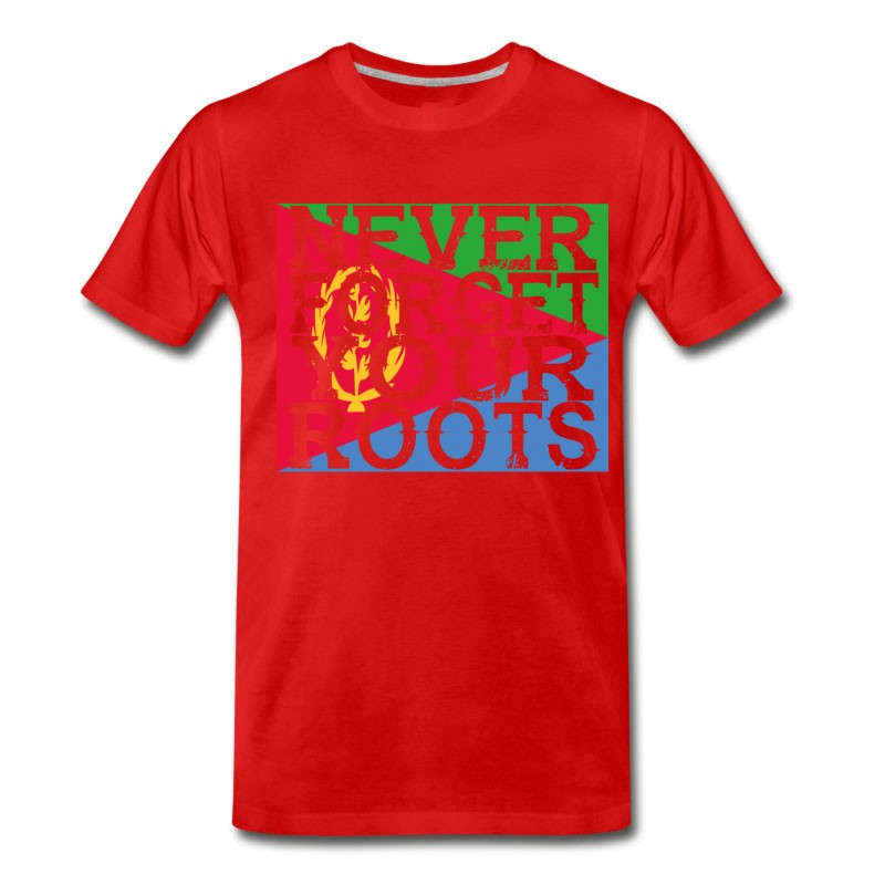 Men's Never Forget Roots Home Eritrea T-Shirt