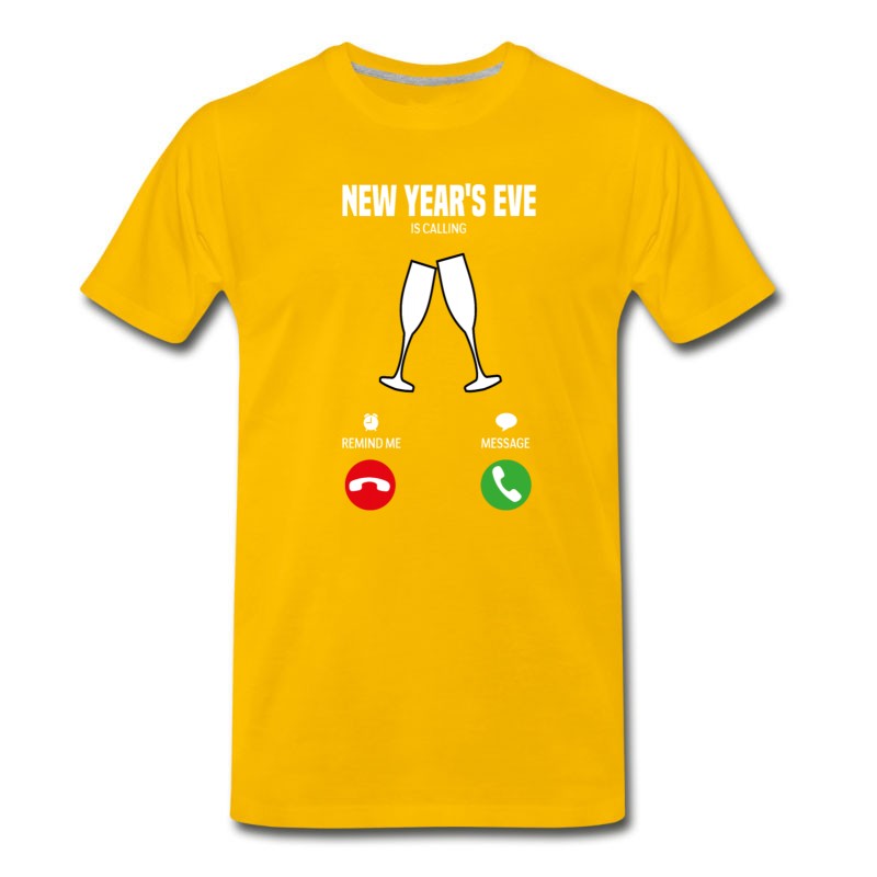 Men's New Year's Eve Is Calling! Gift T-Shirt